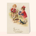cartes anniversaire anciennes pour votre texte