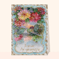 cartes anniversaire anciennes pour votre texte
