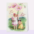 cartes anniversaire anciennes pour votre texte