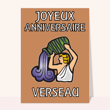 Joyeux anniversaire verseau