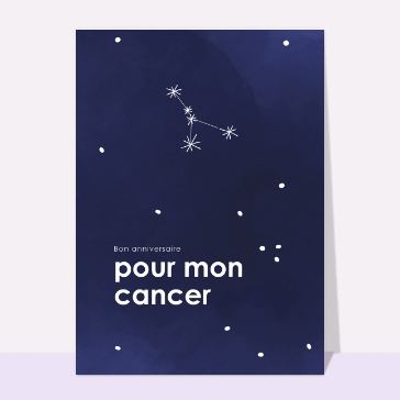 Anniversaire de mon cancer
