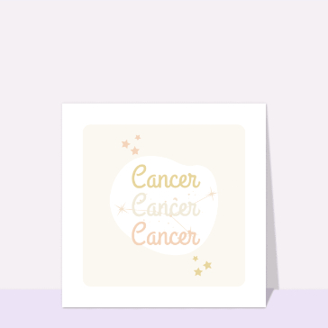 Cancer couleurs pastel