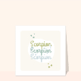 Cartes anniversaires horoscope pour votre texte