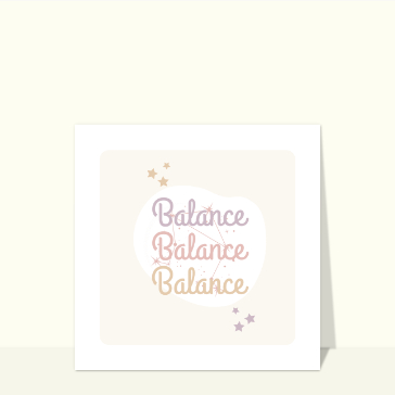 Balance couleurs pastel