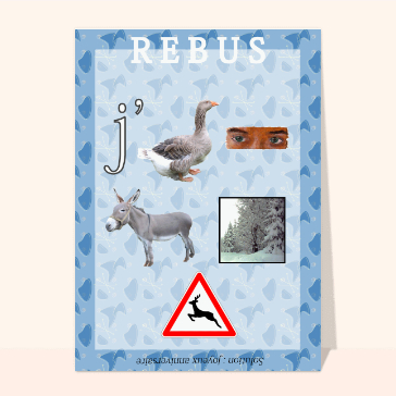 Rebus Joyeux anniversaire