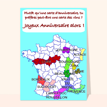 Carte des vins ou carte d'anniversaire ?
