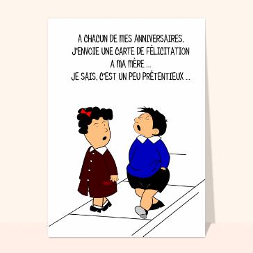 Je suis un peu prétentieux