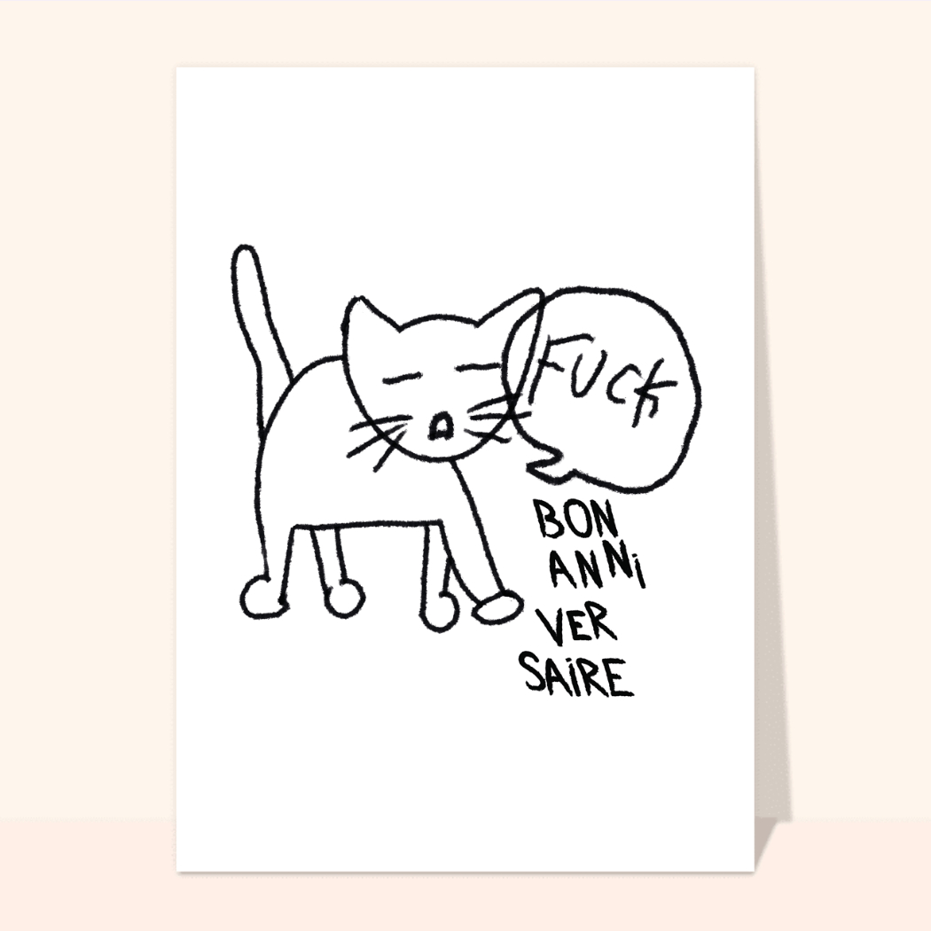 Carte Bon Anniversaire Chat Malpoli Envoyer Une Vraie Carte Anniversaire Humour Des 0 99 Merci Facteur Carte Bon Anniversaire Chat Malpoli Envoyer Une Vraie Carte Anniversaire Humour Des 0 99 Merci Facteur