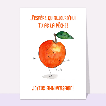 Joyeux anniversaire plein de pêche