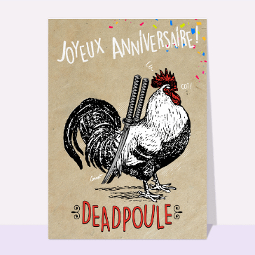 Joyeux anniversaire Dead poule