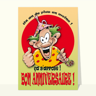 Un an de plus en moins