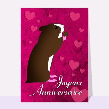 Joyeux anniversaire hamster