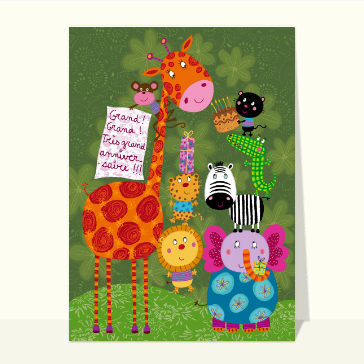 Anniversaire et pyramide des animaux