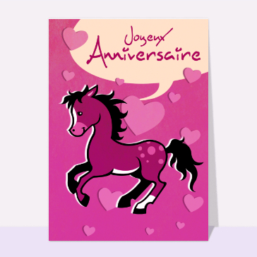 Poulain joyeux anniversaire