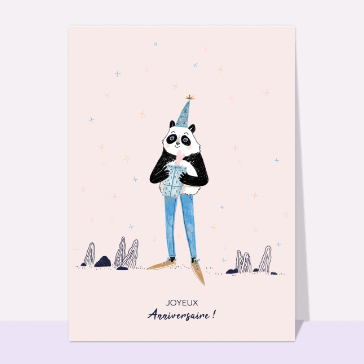 Joyeux anniversaire du panda