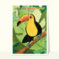 Cartes anniversaire animaux pour votre texte