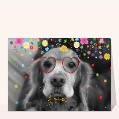 Cartes anniversaire animaux pour votre texte