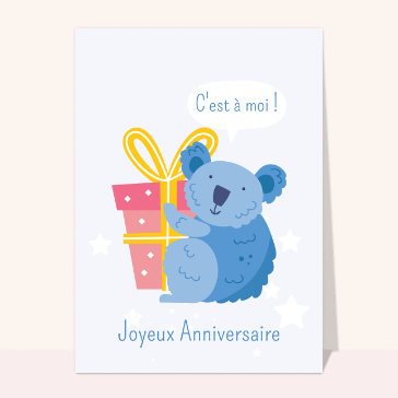 Joyeux anniversaire Koala rigolo