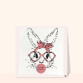 Cartes anniversaire animaux pour votre texte