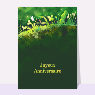 Anniversaire au naturel