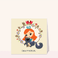 Cartes anniversaire chat pour votre texte