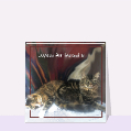 Cartes anniversaire chat pour votre texte