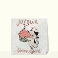 Cartes anniversaire chat pour votre texte