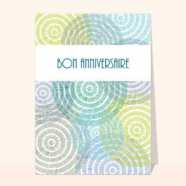 Bon anniversaire et rosaces