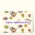 Cartes anniversaire 40 ans pour votre texte