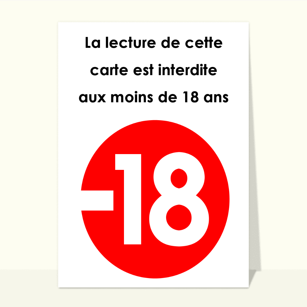 Carte 18 Ans Vive La Majorité : Envoyer une vraie Carte Anniversaire 18 Ans  dès 0,99€ - Merci Facteur