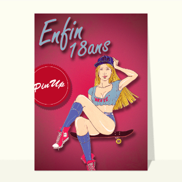 Une jolie pin up pour tes 18 ans