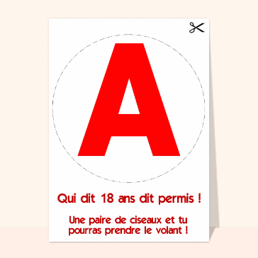 Le A pour les 18 ans