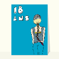 Cartes anniversaire 18 ans pour votre texte