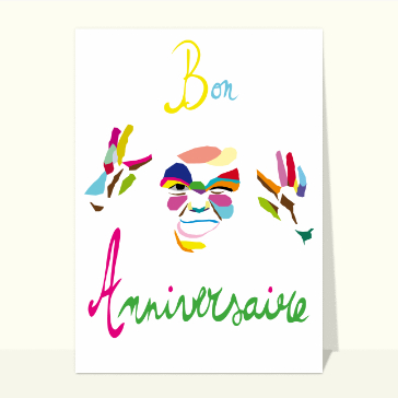 Bon anniversaire coloré