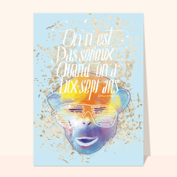 A 17 ans on n'est pas sérieux
