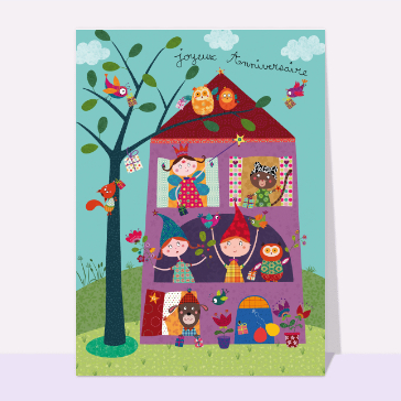 Anniversaire à la maison des amis