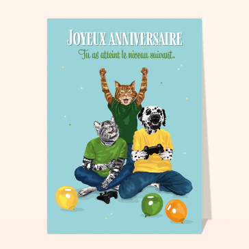 Joyeux anniversaire gamer niveau suivant