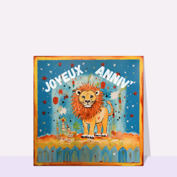 Joyeux anniversaire terrible lion