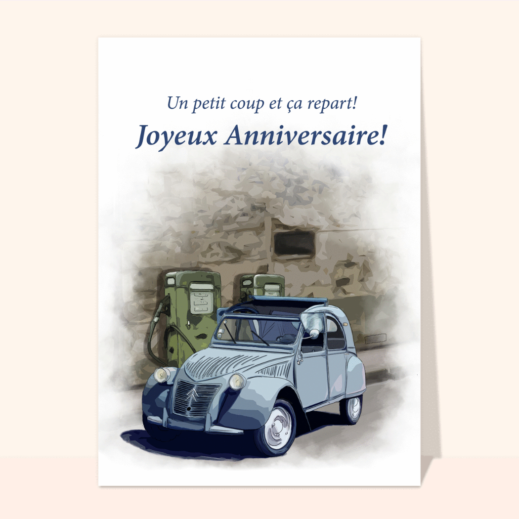 LIN17263, POP UP 3D Carte De Voeux Anniversaire 50e Anniversaire 50