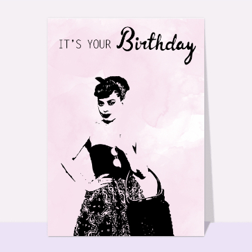 Carte anniversaire 20 ans : It's your birthday