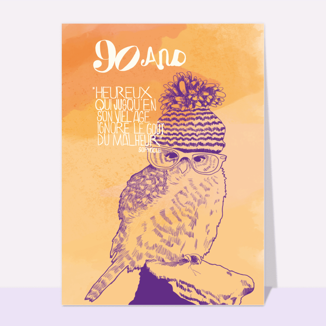 90-ans-un-hibou-plein-de-sagesse-carte-anniversaire-90-ans
