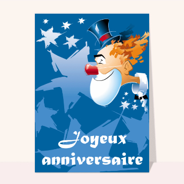 Joyeux anniversaire du clown