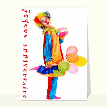 Le clown d'anniversaire