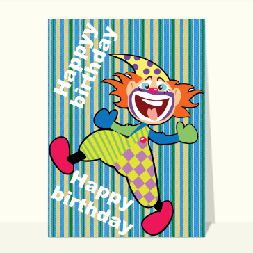 Le clown rigolo