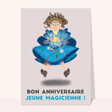 Bon anniversaire jeune magicienne