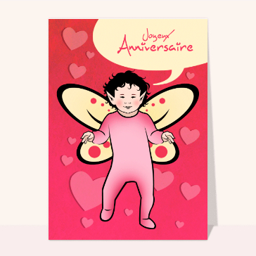 Joyeux anniversaire bebe fee