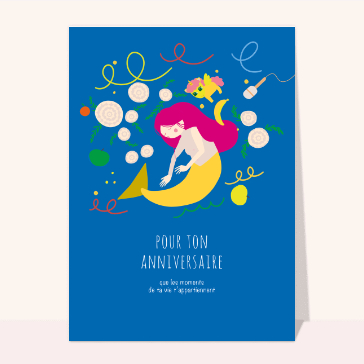 Petite sirène pour ton anniversaire