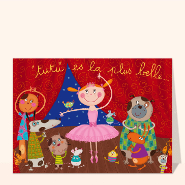 Anniversaire de petite danseuse