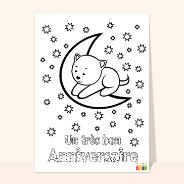 Coloriage chaton