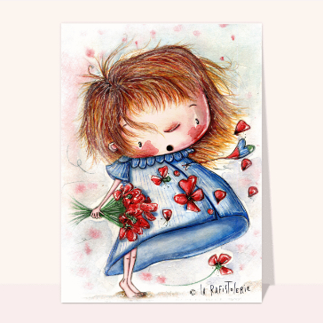 Un joli bouquet de fleurs rouges